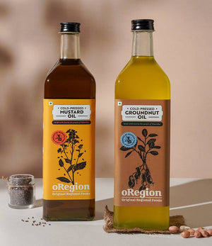 Cold Pressed Mustard Oil and Groundnut Oil combo Cold Pressed Mustard Oil and Groundnut Oil combo