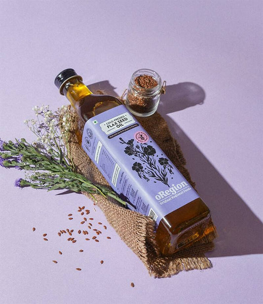 Cold Pressed Sesame Oil and Flaxseed Oil combo