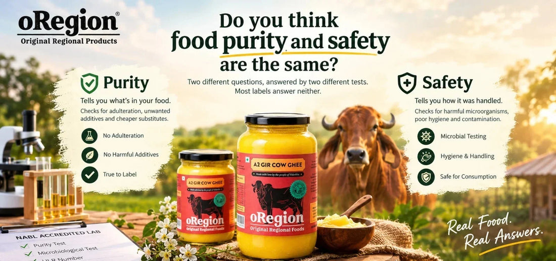 Do you think food purity and safety are the same?