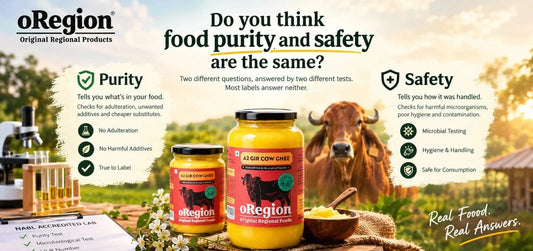 Do you think food purity and safety are the same?