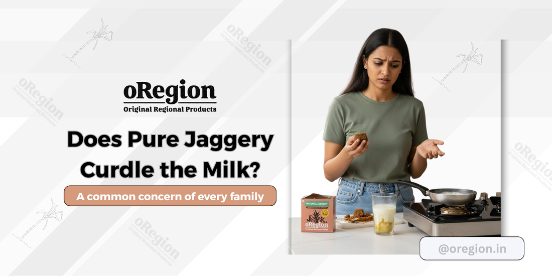 jaggery curdle the milk