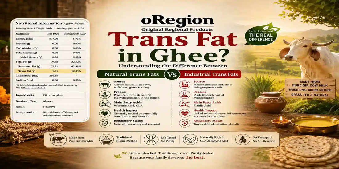 trans fat in ghee