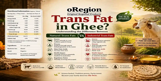 trans fat in ghee