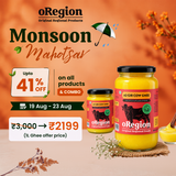 oRegion A2 Gir Cow Ghee | Bilona Ghee | Traditional Bilona Churned (Infused with Betel Leaf)